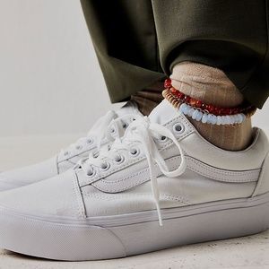 Vans - Free People Vans Old Skool Platform Sneakers Size Women 7.5 mens 6 unisex